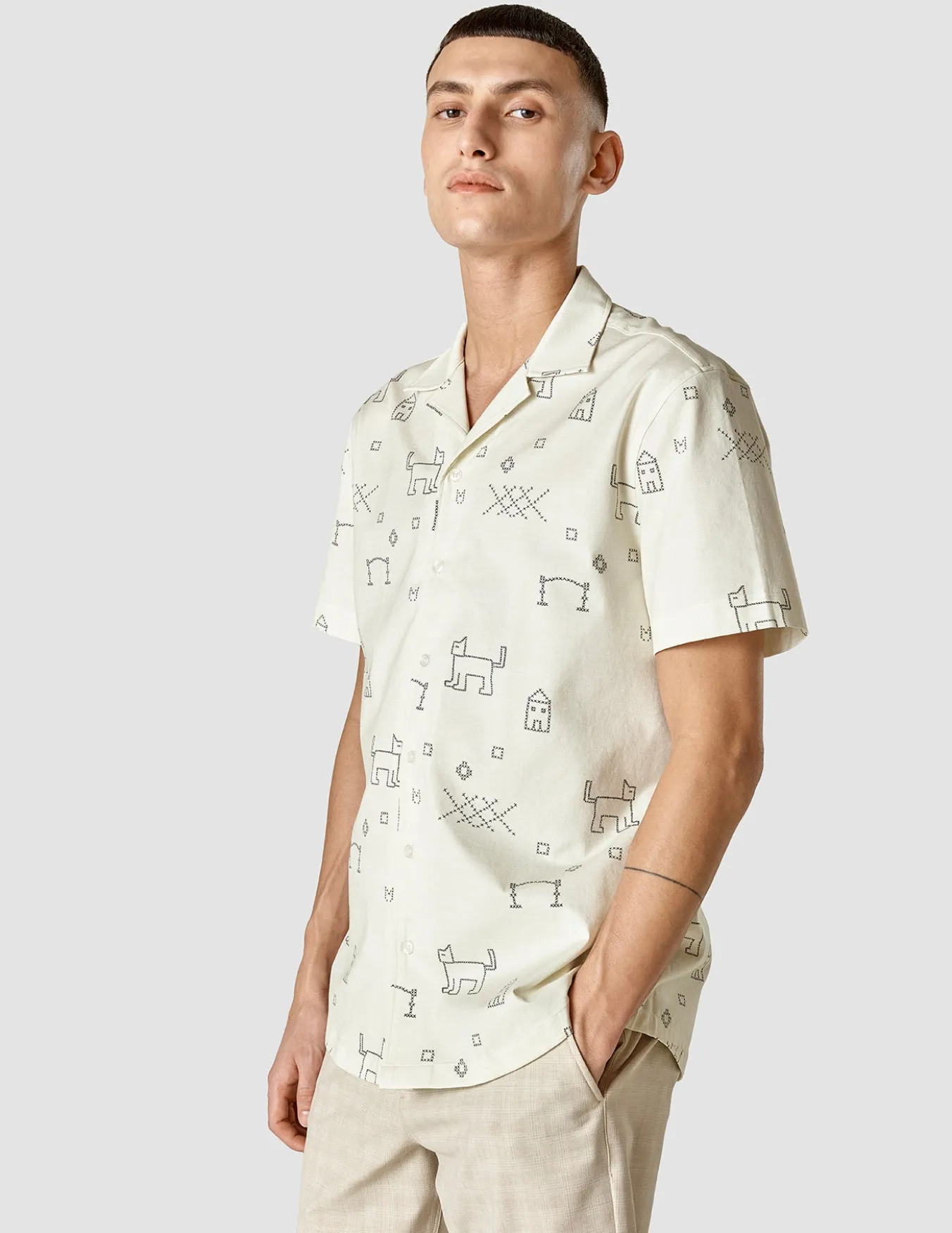 Bowling Short Sleeve Shirt Mojave