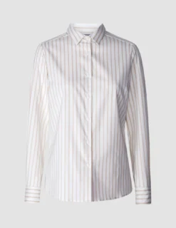 Business Shirt Regular Caramel Stripes