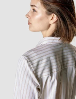 Business Shirt Regular Caramel Stripes