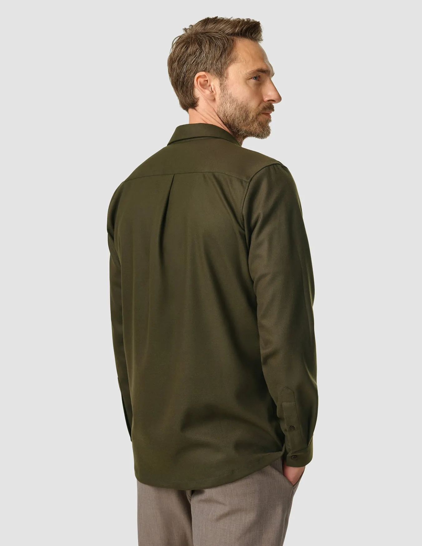 Casual Shirt Forest Green