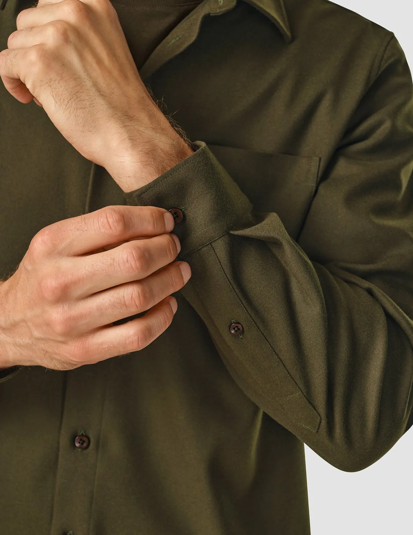 Casual Shirt Forest Green
