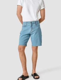 Classic Denim Shorts Bright Blue