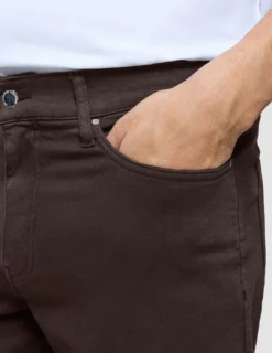 Classic 5-Pocket Pants Regular Dark Brown