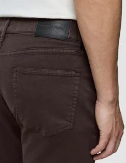 Classic 5-Pocket Pants Slim Dark Brown
