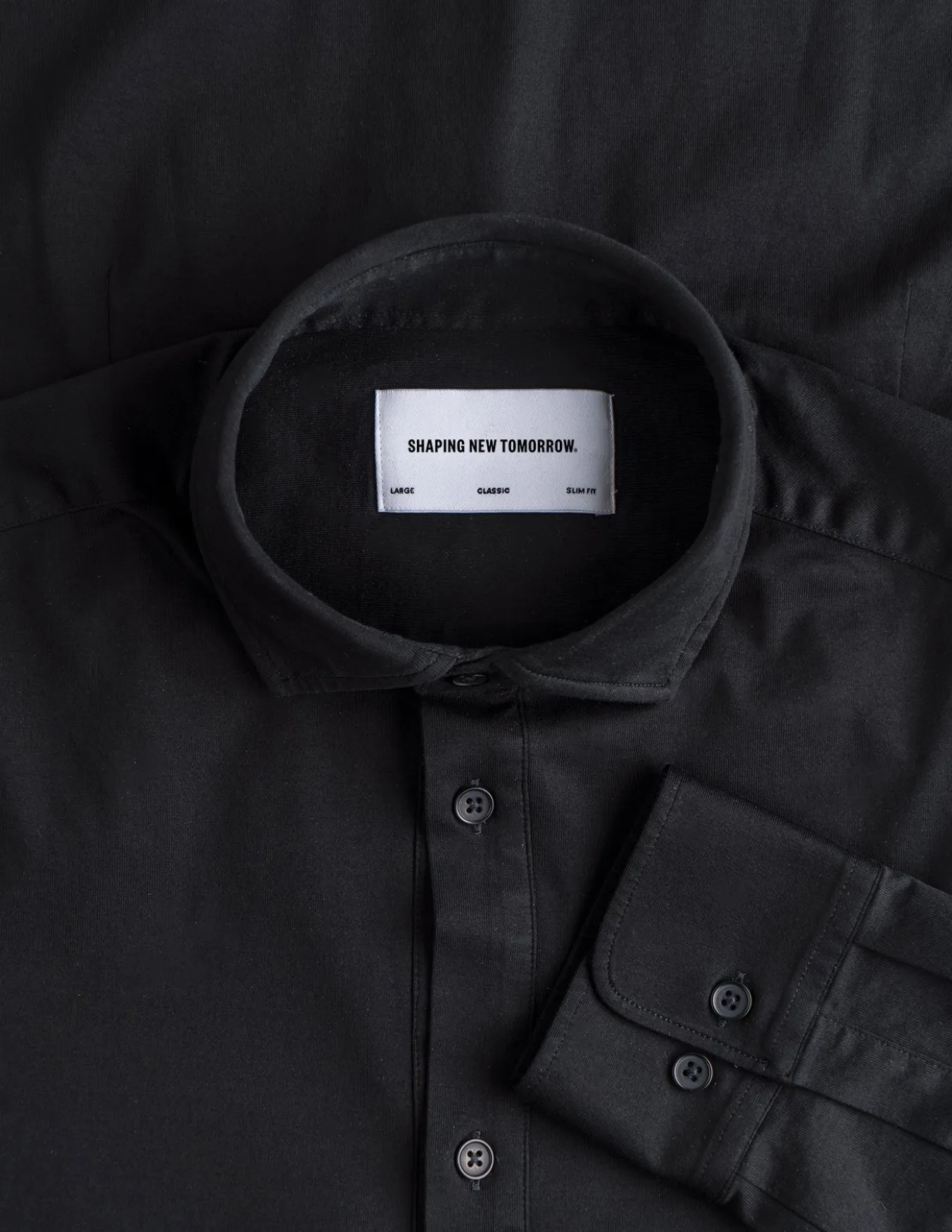 Classic Shirt Black Slim