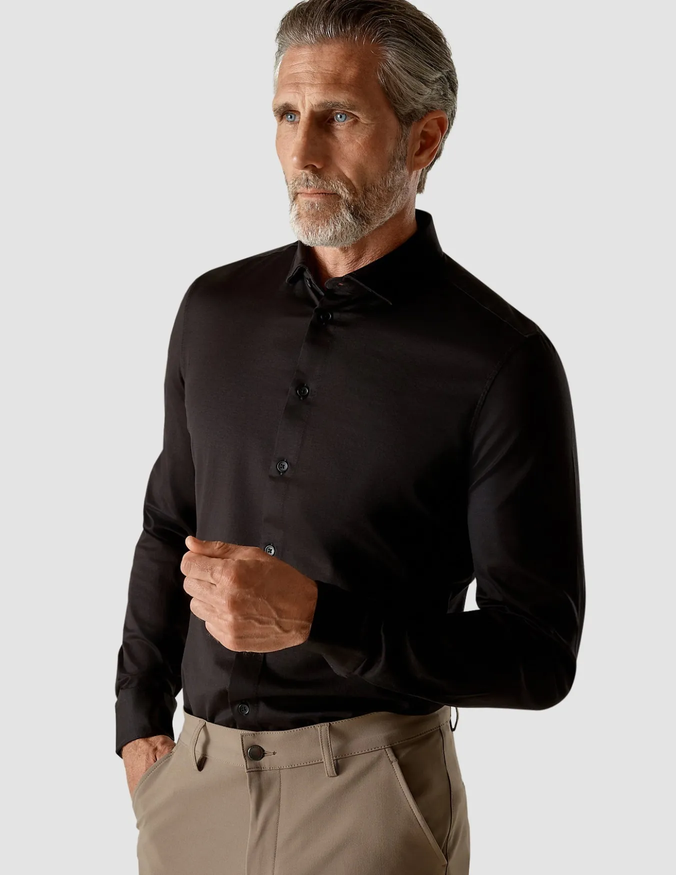 Classic Shirt Black Slim