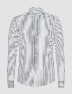 Classic Shirt Black Stripes Regular