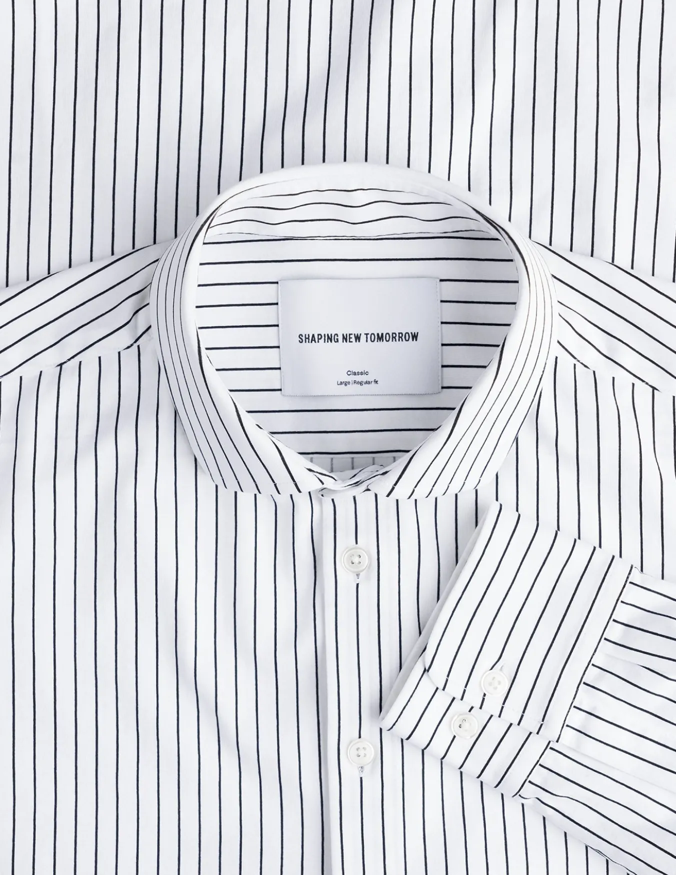 Classic Shirt Black Stripes Regular