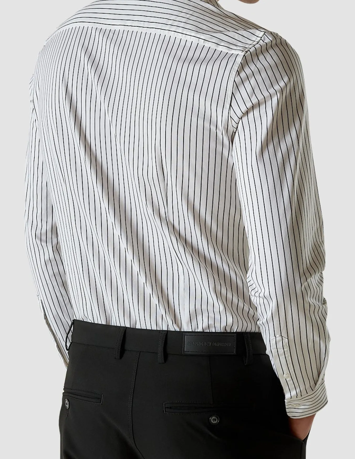 Classic Shirt Black Stripes Regular