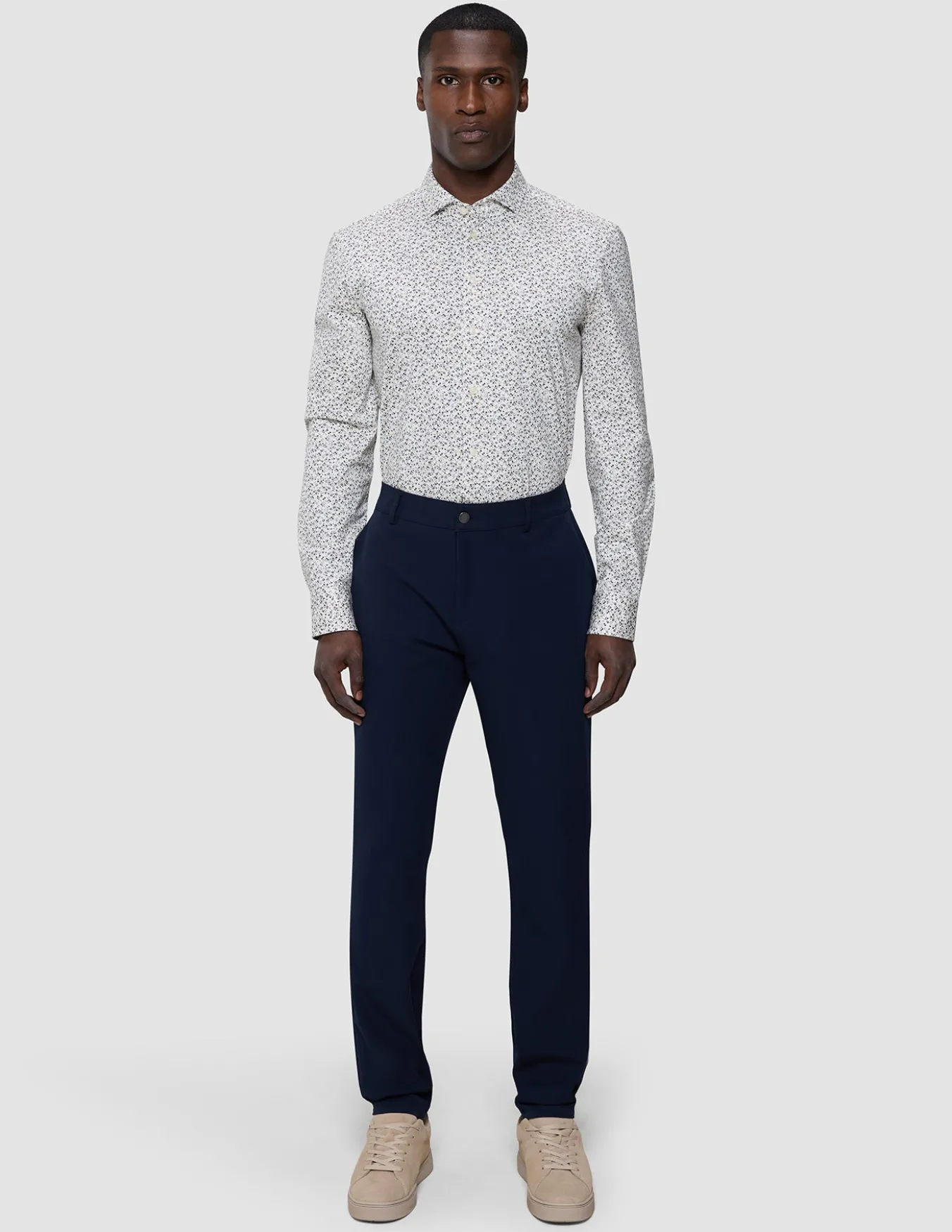 Classic Shirt Bluebell Flowers Regular