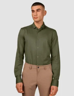 Classic Shirt Clover Green Slim
