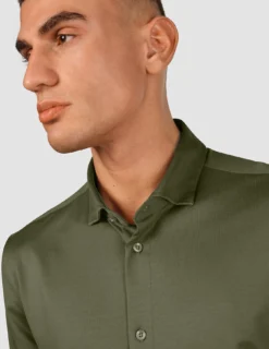 Classic Shirt Clover Green Slim