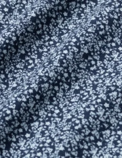 Classic Shirt Floral Allover Navy Slim