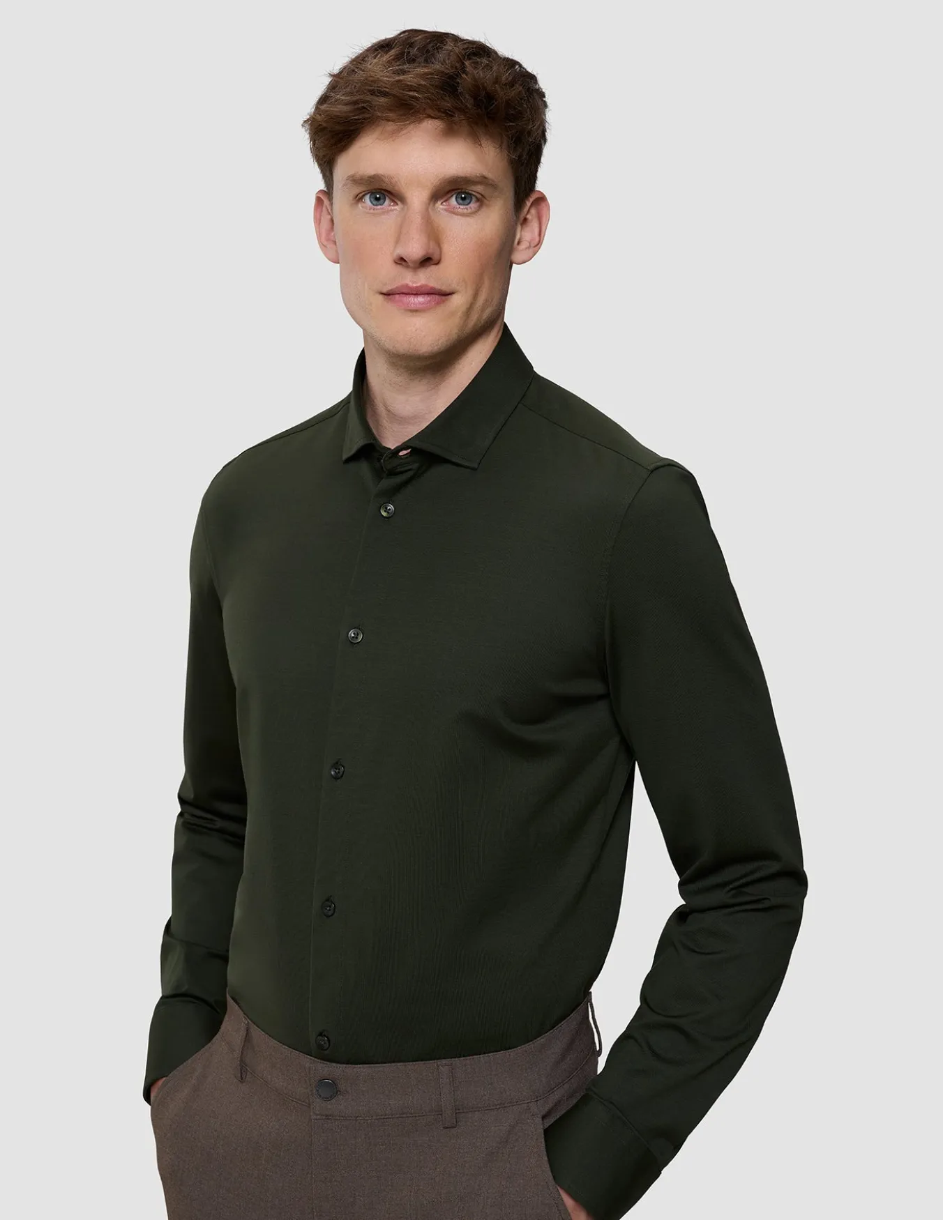 Classic Shirt Green Night Regular