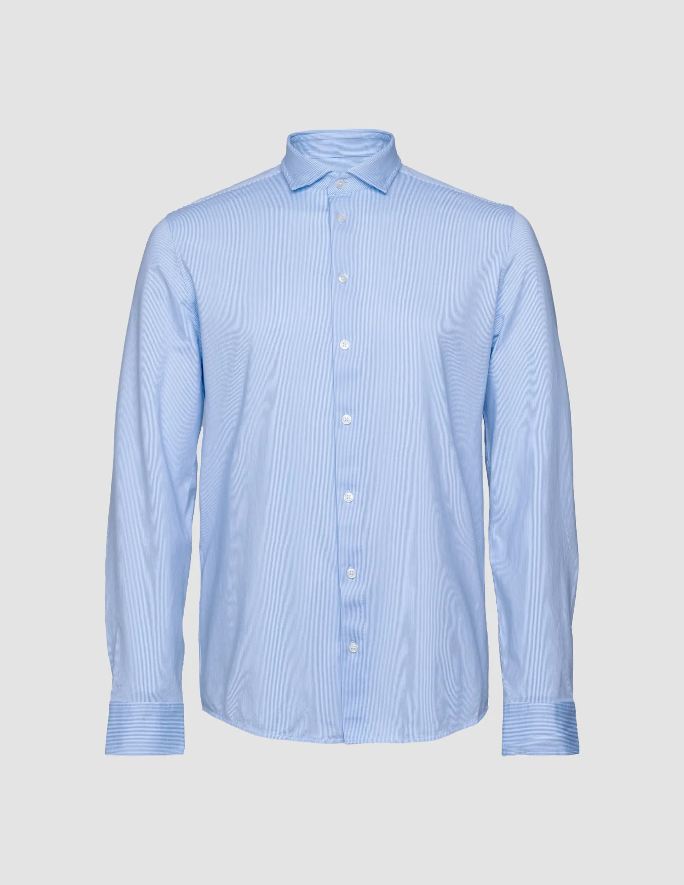 Classic Shirt Light Blue Stripes Slim