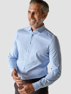 Classic Shirt Light Blue Twill Slim