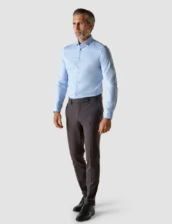 Classic Shirt Light Blue Twill Slim