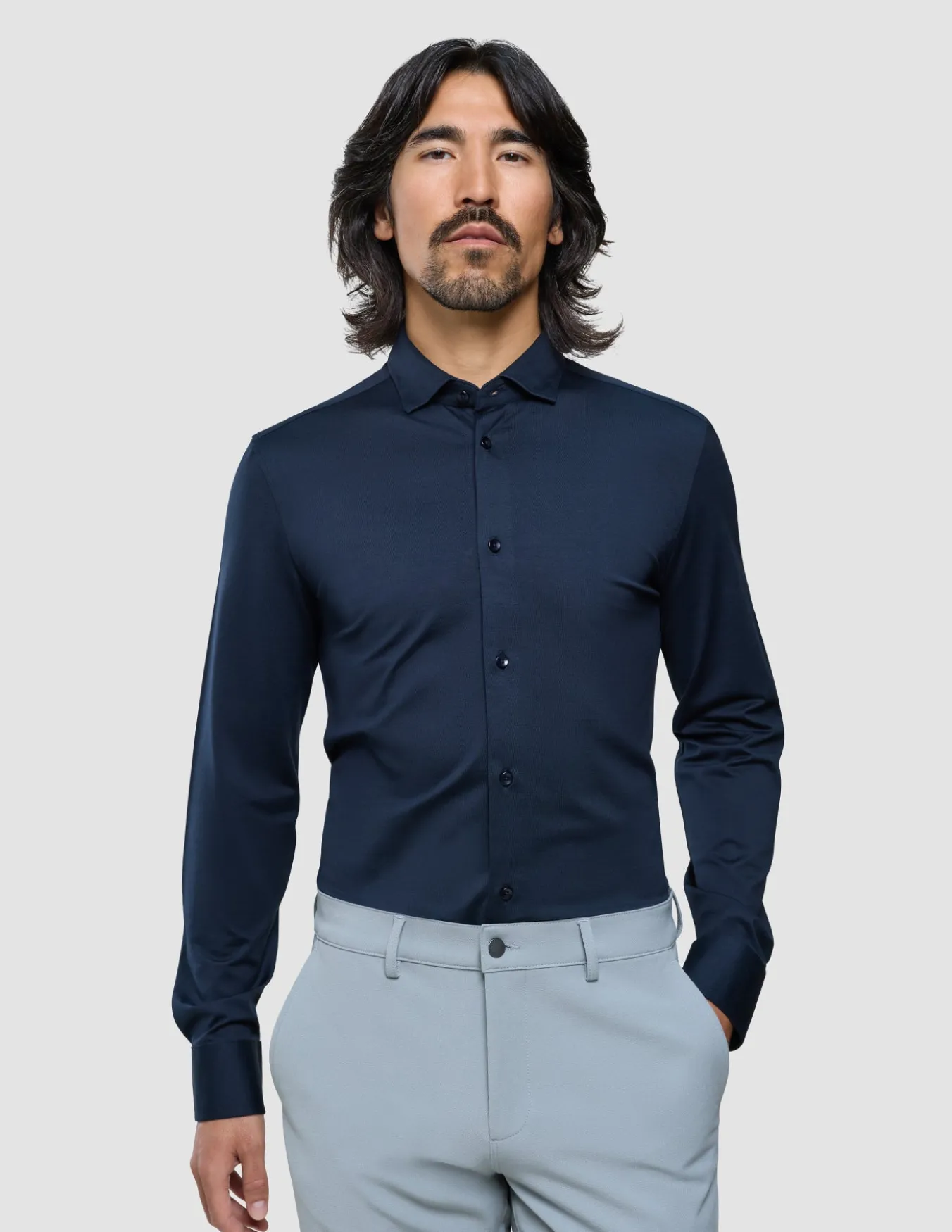 Classic Shirt Midnight Blue Slim