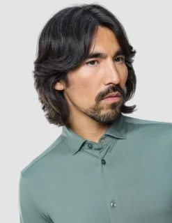 Classic Shirt Mist Green Slim