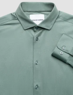Classic Shirt Mist Green Slim