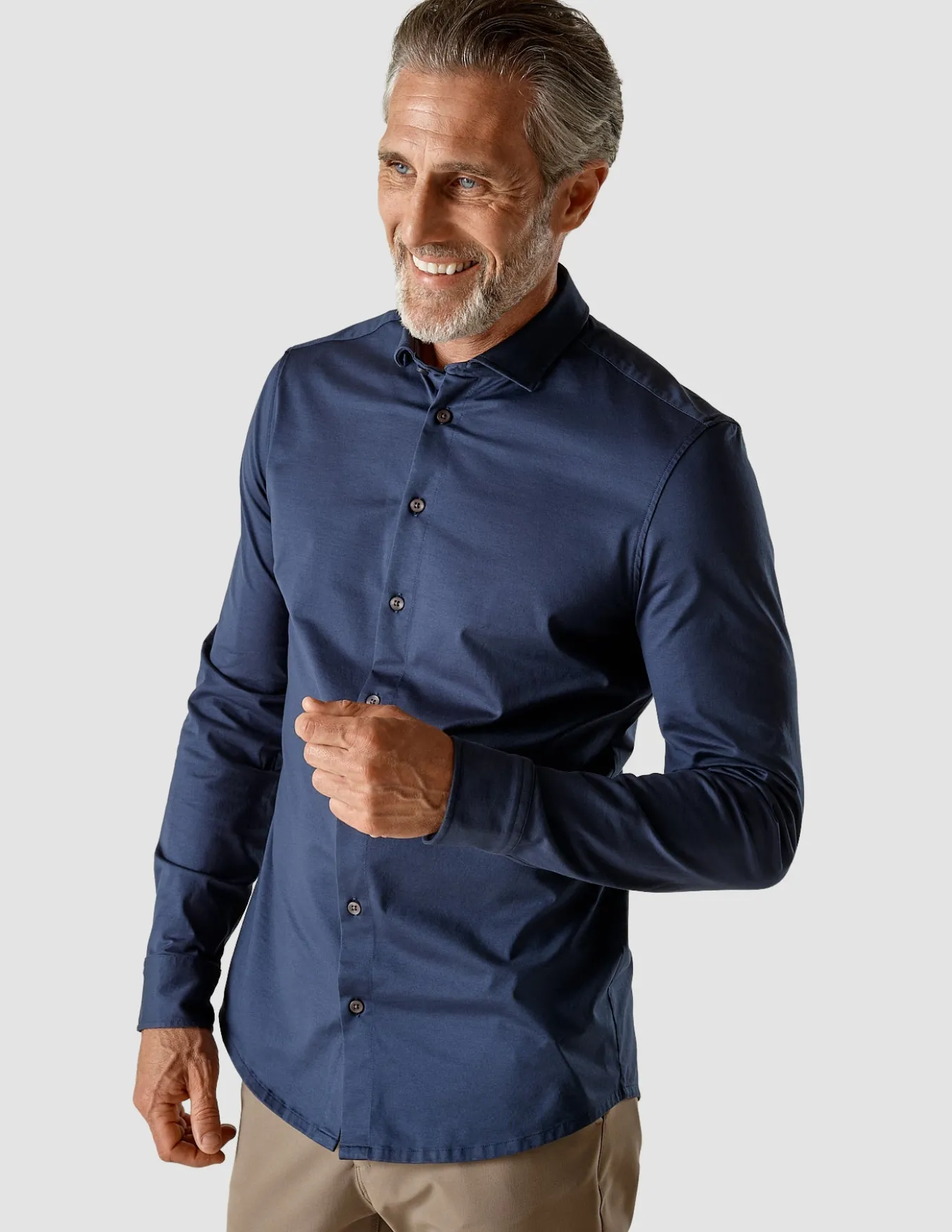 Classic Shirt Navy Slim