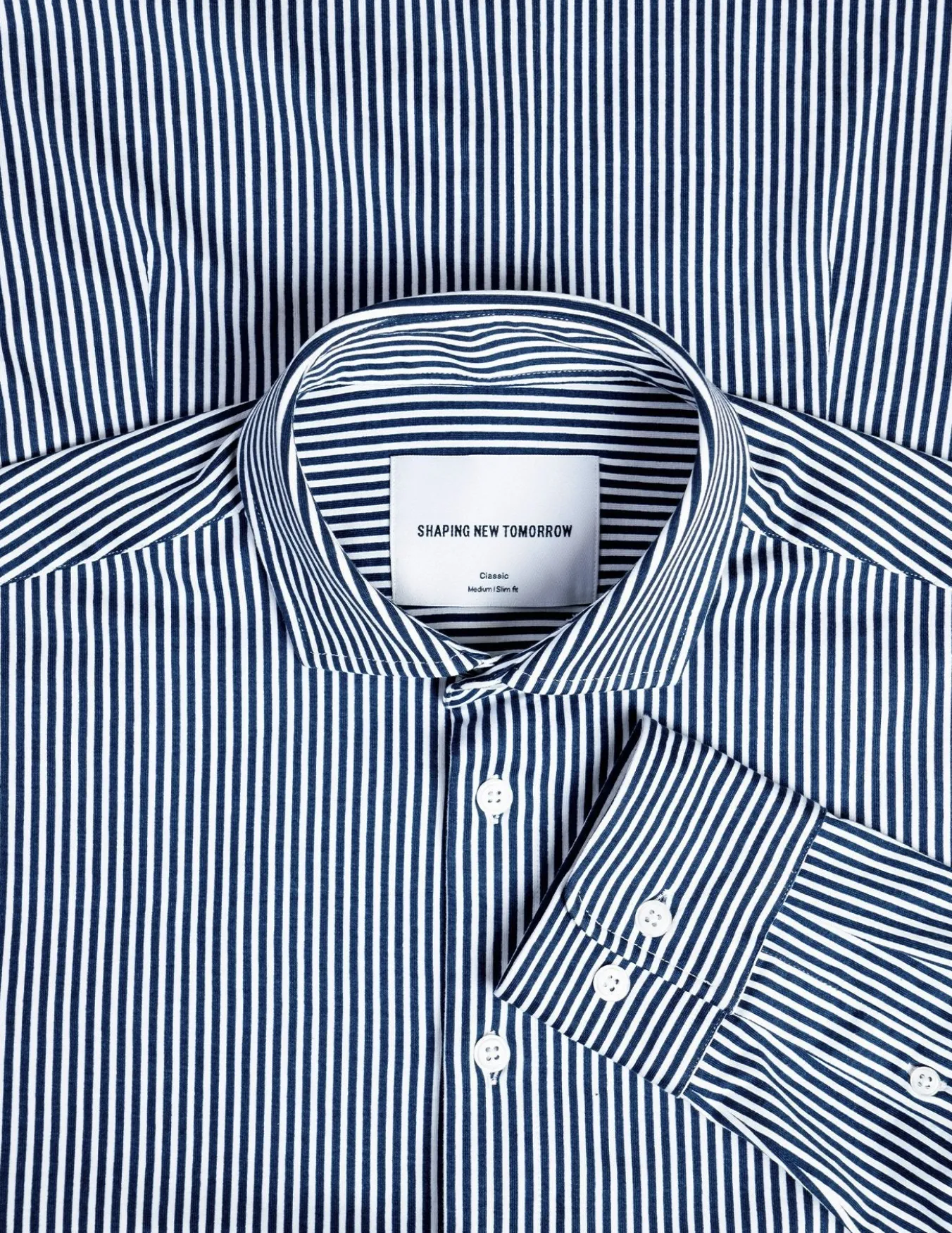 Classic Shirt Navy Stripes Regular