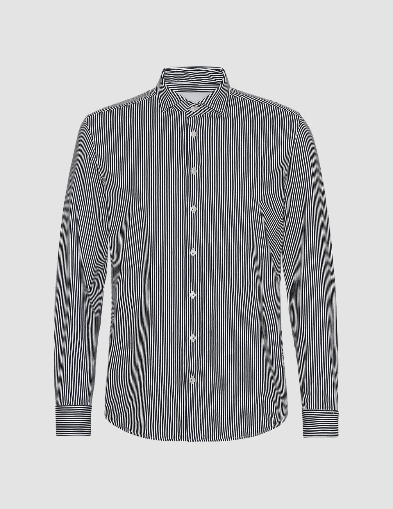 Classic Shirt Navy Stripes Regular
