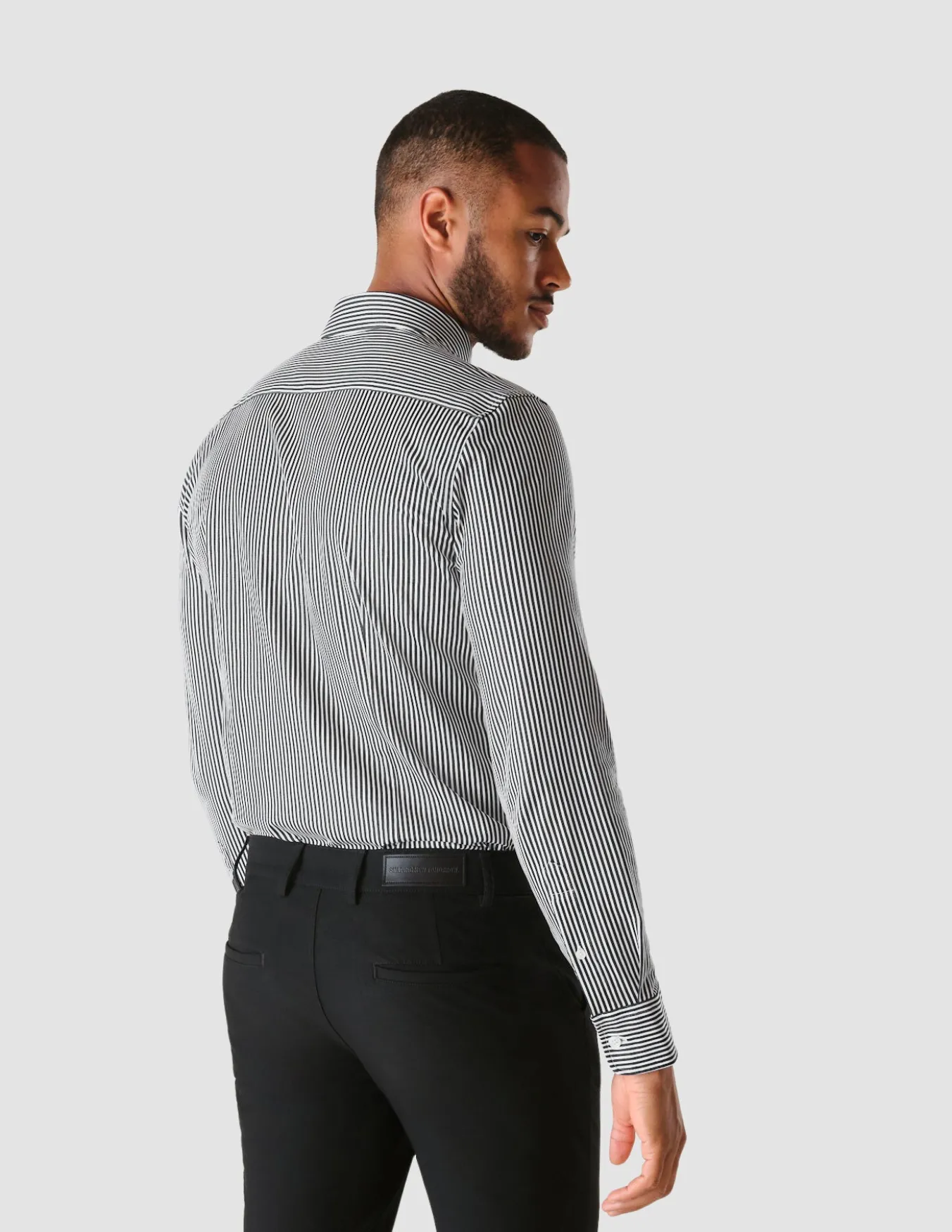Classic Shirt Navy Stripes Regular