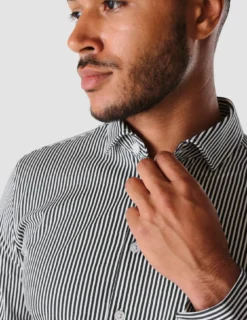 Classic Shirt Navy Stripes Regular