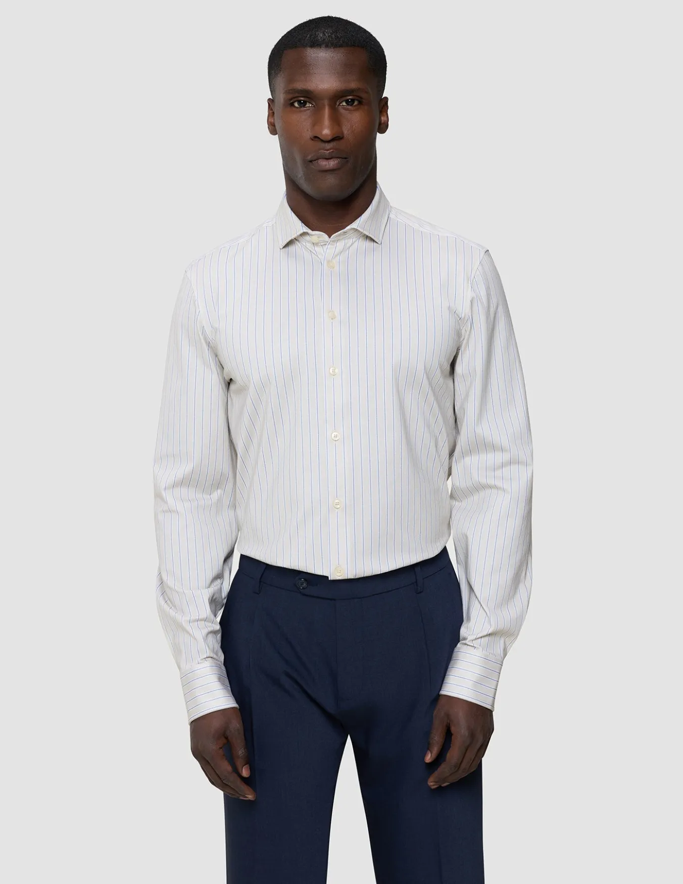 Classic Shirt Sandy Stripes Slim