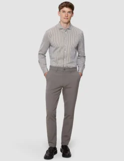 Classic Shirt Shadow Brown Stripe Regular