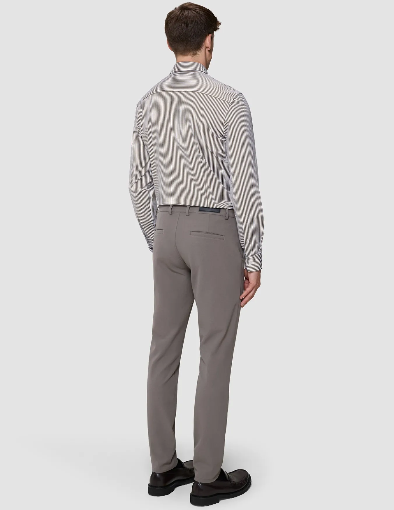 Classic Shirt Shadow Brown Stripe Regular
