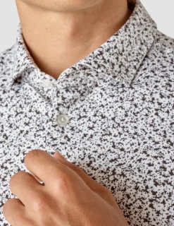 Classic Shirt Steel Flowers Slim