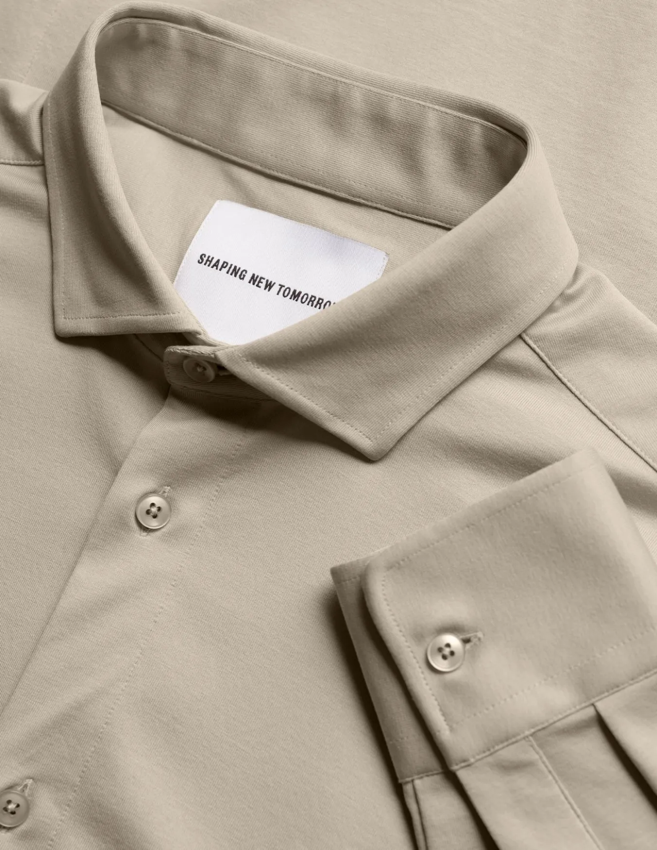 Classic Shirt Stone Beige Regular