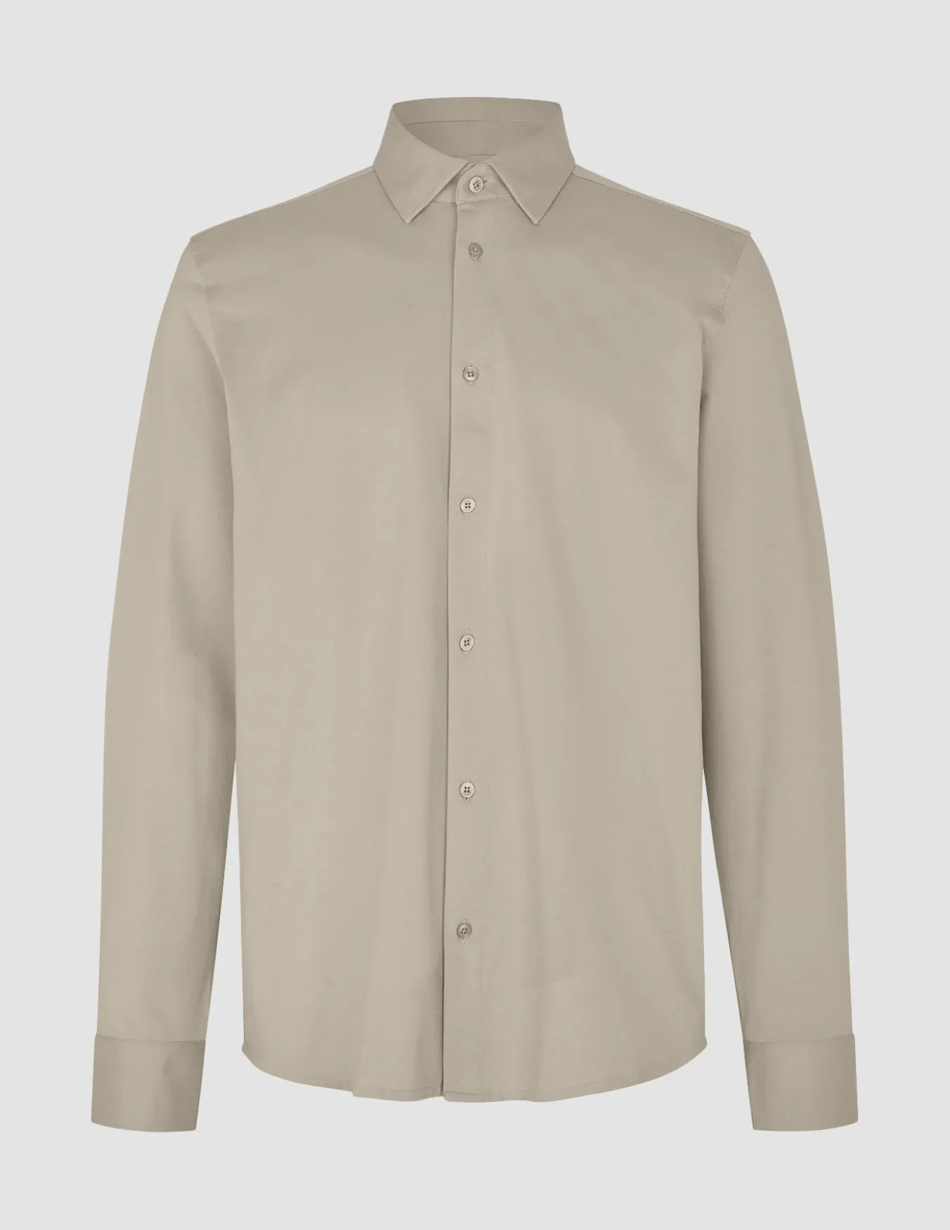 Classic Shirt Stone Beige Slim