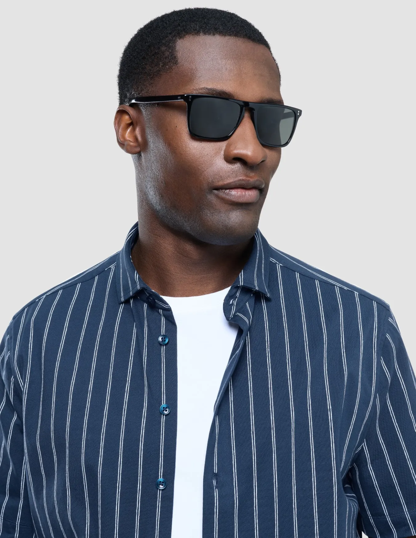 Classic Short Sleeve Shirt Deep Ocean