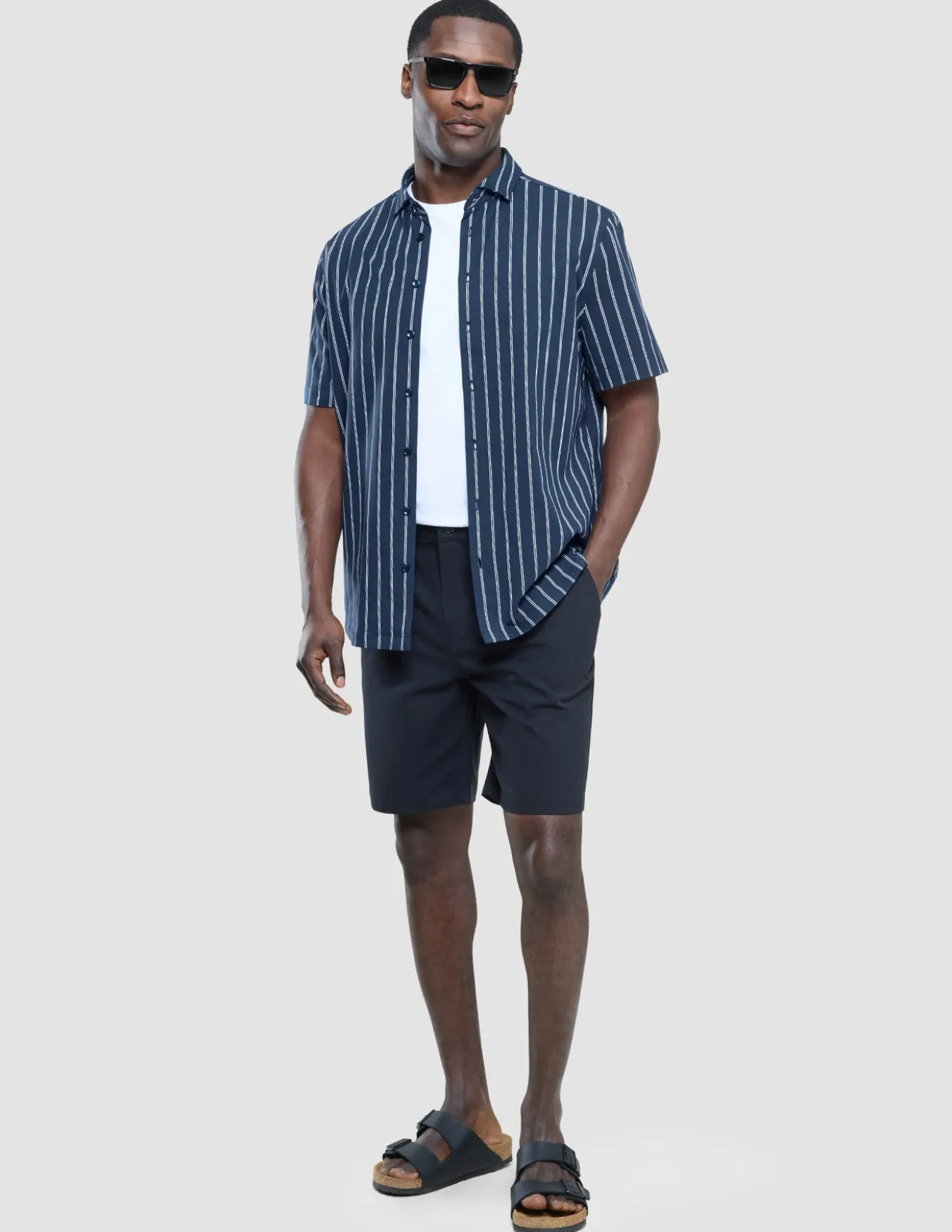 Classic Short Sleeve Shirt Deep Ocean