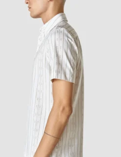 Classic Short Sleeve Shirt Earth Stripe
