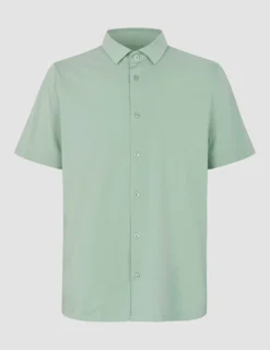 Classic Short Sleeve Shirt Fresh Green