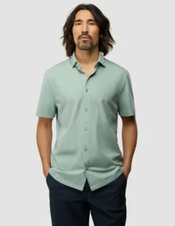 Classic Short Sleeve Shirt Fresh Green