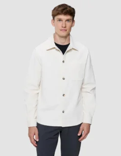 Corduroy Overshirt Off White