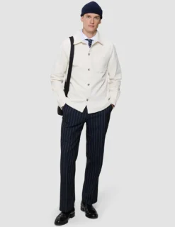 Corduroy Overshirt Off White