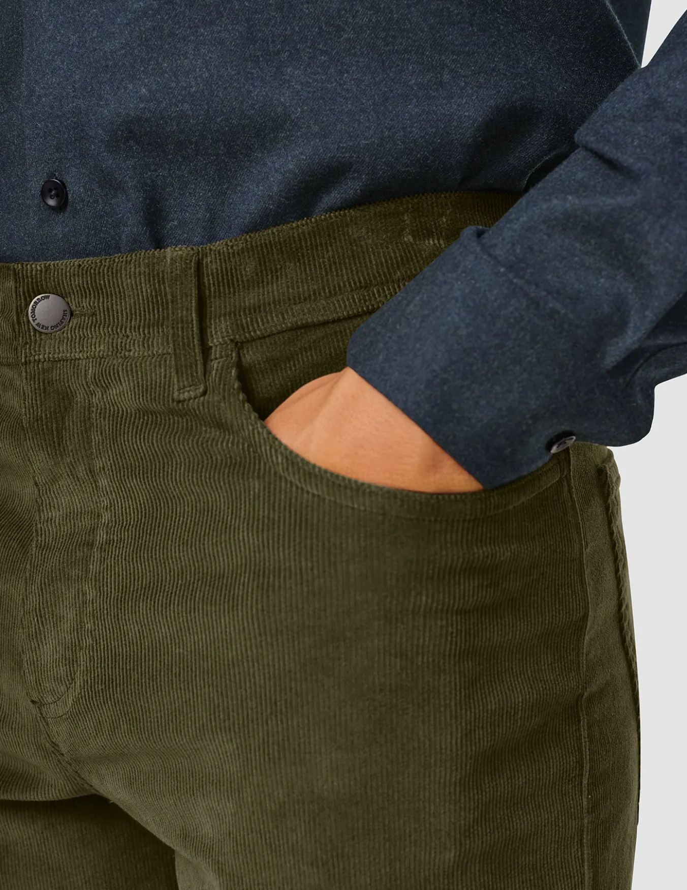 Corduroy Pants Nightfall Green