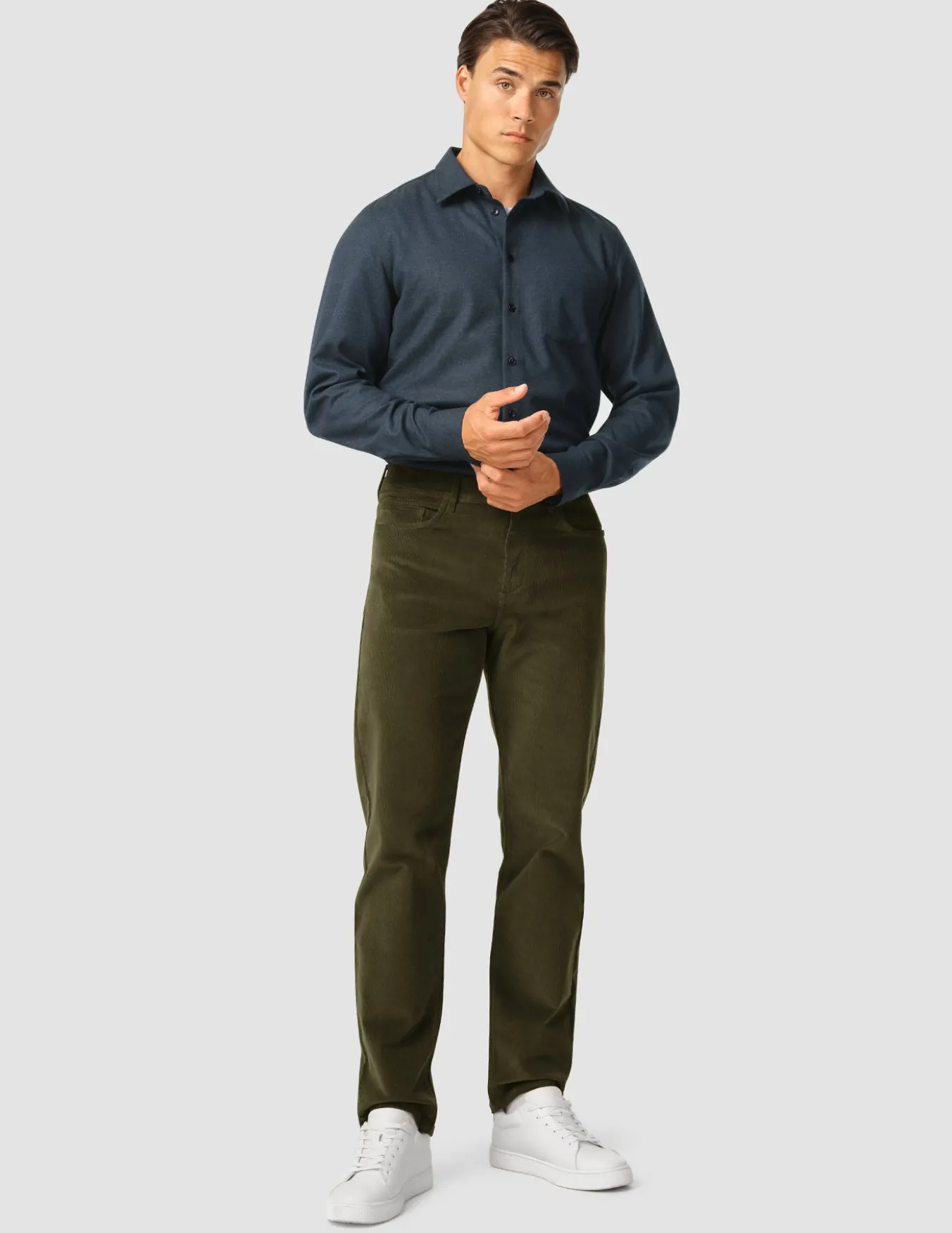 Corduroy Pants Nightfall Green