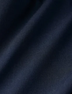 Double Breasted Tech Wool Blazer Navy