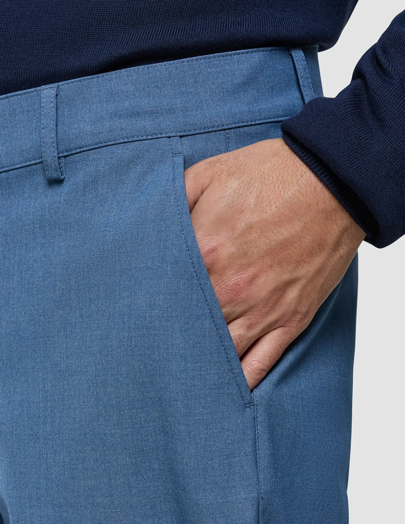 Ease Pants Regular Blue Mirage