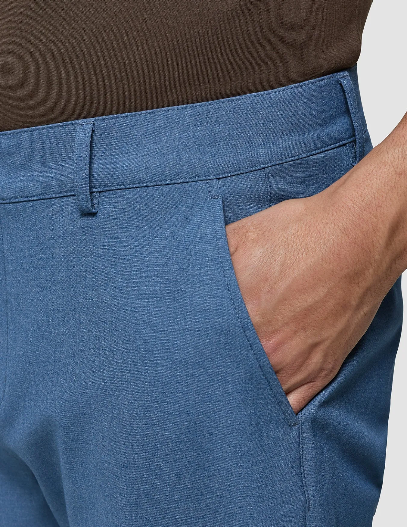 Ease Pants Slim Blue Mirage