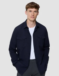 Effortless Overshirt Dark Navy