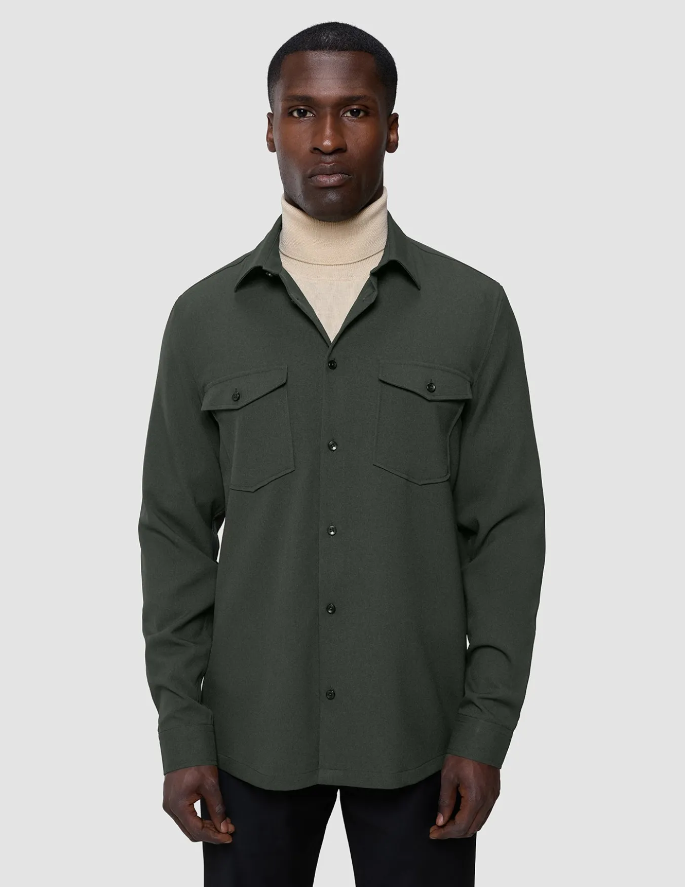 Effortless Overshirt Green Night