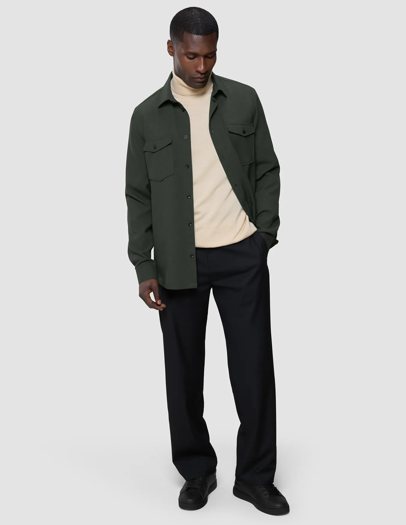 Effortless Overshirt Green Night